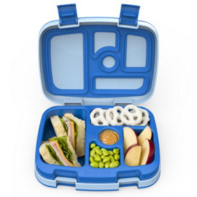 Bentgo Kids Durable & Leak-Proof Children's Bento-Style Lunch Box For Children - Blue
