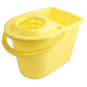BENTLEY - Plastic Yellow Mop Bucket, 15L