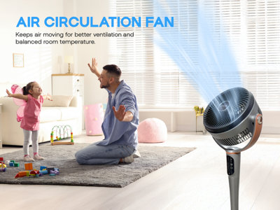 BEYOND BREEZE 9 Inch High Velocity Industrial Floor Fan, 3-Speed Heavy Duty All Metal Cradle Floor Fans With Adjustable Tilt For Living Room, Kitchen - Walmart Supplies