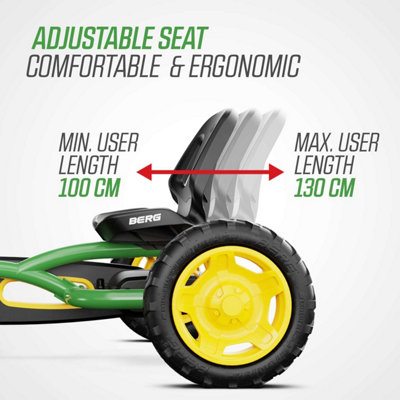 John deere pedal go kart online