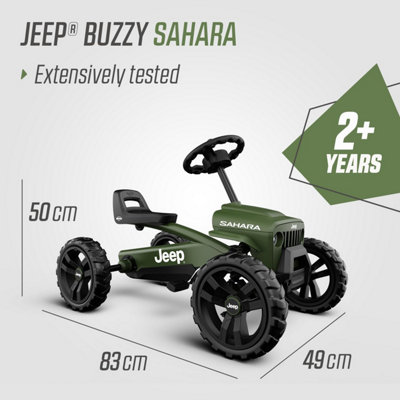 Berg Buzzy Jeep Sahara Pedal Kart 2 - 5 Years