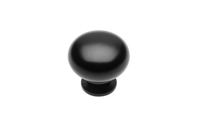 BERGAMO - cabinet door knob - black