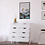 BERGEN 4 Chest Of Drawers, White