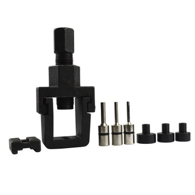Motorcycle chain breaker/riveter tool with carry case for 520, 525