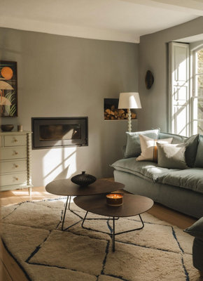 Bergen Coffee Table Set in Warm Rust Colour