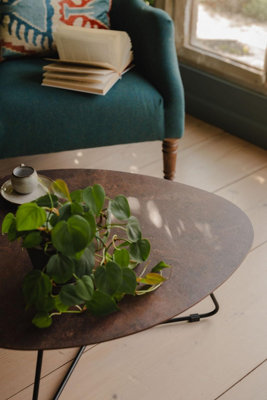 Bergen Coffee Table Set in Warm Rust Colour