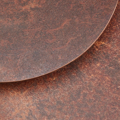 Bergen Coffee Table Set in Warm Rust Colour