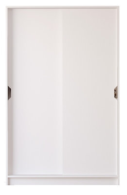 BERGEN Sliding Door White Wardrobe