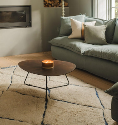 Bergen Small Coffee Table in Warm Rust Colour