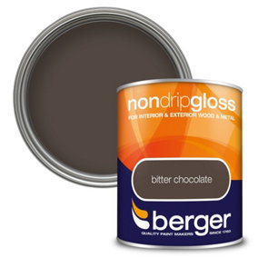 Berger 750ml Non Drip Gloss Bitter Chocolate