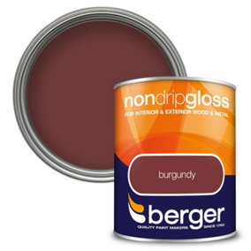 Berger 750ml Non Drip Gloss Burgundy