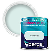 Berger Kitchen & Bathroom Mid Sheen Paint Ocean Breeze - 2.5L