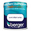 Berger Kitchen & Bathroom Paint Matt Brilliant White - 2.5L