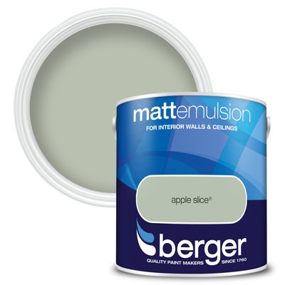 Berger Matt Emulsion Paint Apple Slice - 2.5L