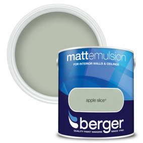 Berger Matt Emulsion Paint Apple Slice - 2.5L