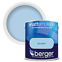 Berger Matt Emulsion Paint Blue Glass - 2.5L