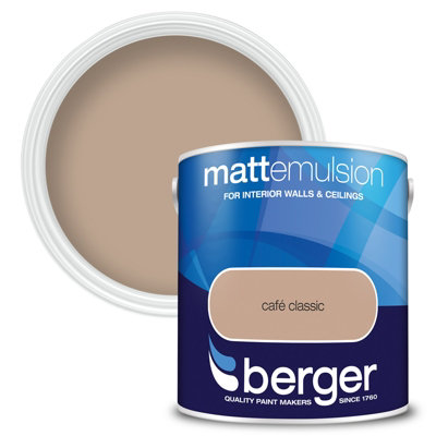 Berger Matt Emulsion Paint Cafe Classic - 2.5L