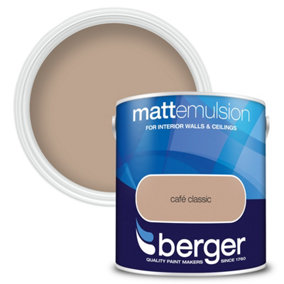 Berger Matt Emulsion Paint Cafe Classic - 2.5L