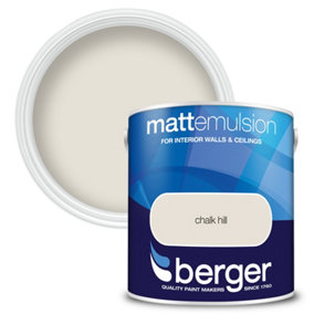 Berger Matt Emulsion Paint Chalk Hill - 2.5L