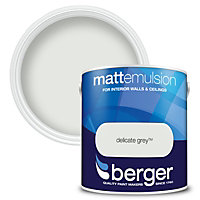 Berger Matt Emulsion Paint Delicate Grey - 2.5L