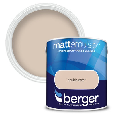 Berger Matt Emulsion Paint Double Date - 2.5L