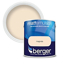 Berger Matt Emulsion Paint Magnolia - 2.5L
