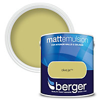 Berger Matt Emulsion Paint Olive Jar - 2.5L