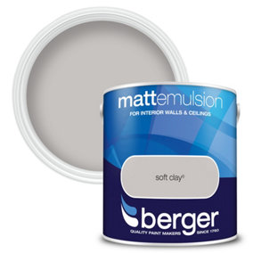 Berger Matt Emulsion Paint Soft Clay - 2.5L