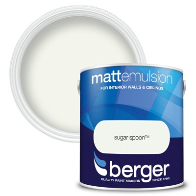 Berger Matt Emulsion Paint Sugar Spoon - 2.5L