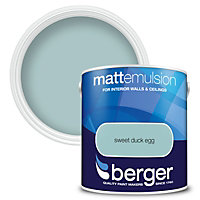 Berger Matt Emulsion Paint Sweet Duck Egg - 2.5L