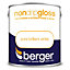 Berger Non Drip Gloss Paint Pure Brilliant White - 2.5L