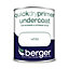 Berger Quick Dry Primer Undercoat Paint White - 750ml