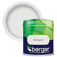 Berger Silk Emulsion Paint Delicate Grey - 2.5L