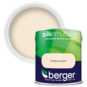 Berger Silk Emulsion Paint Frosted Cream - 2.5L