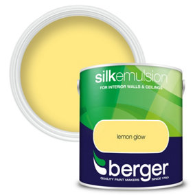 Berger Silk Emulsion Paint Lemon Glow - 2.5L