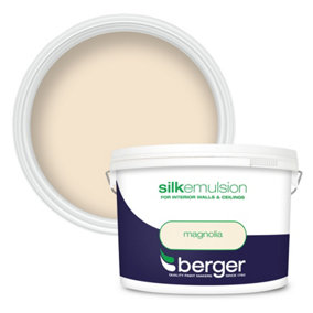 Berger Silk Emulsion Paint Magnolia - 10L