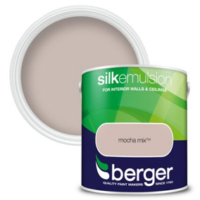 Berger Silk Emulsion Paint Mocha Mix - 2.5L