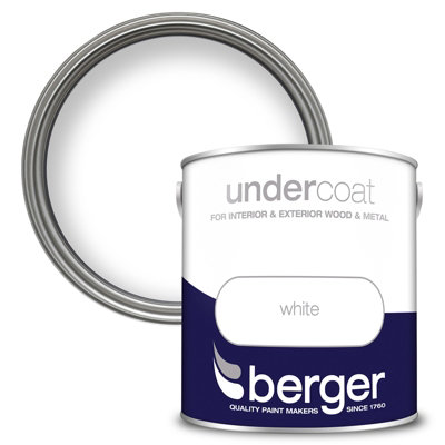 Berger Undercoat White Paint - 2.5L