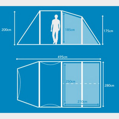 Berghaus Air Nightfall Bedroom, Compatible with Berghaus Air