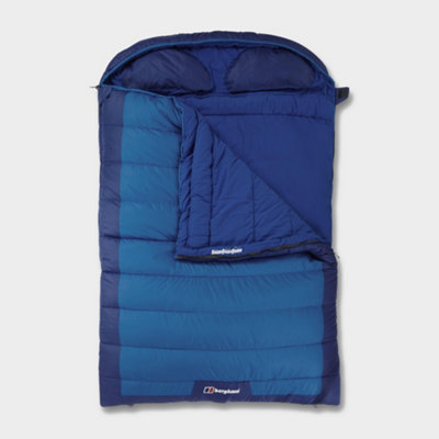 Berghaus Super Comfortable and Spacious Indulge Double Sleeping Bag, 2-3 Season