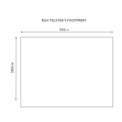 Berghaus Telstar 5 Tent Footprint - 3