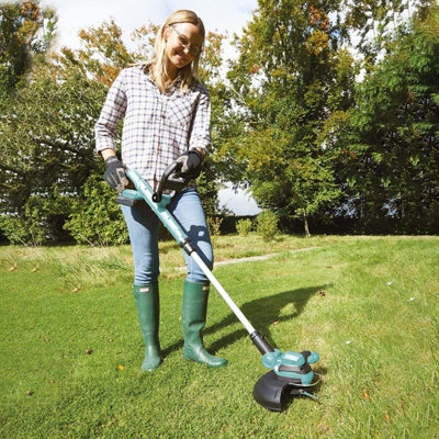 Bergman Interchange Cordless Grass Trimmer with 18V Battery & Charger ...
