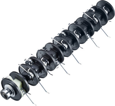 Bergman Pro 3 in 1 Lawn Scarifier - 1600w Electric Foldable Garden Lawn ...