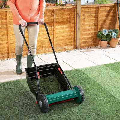 Hand push lawn online mower b&q