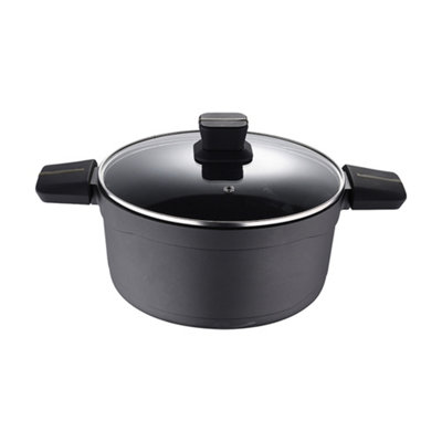 Bergner Bistro Cast Aluminium Induction Non-stick Casserole with Lid ...