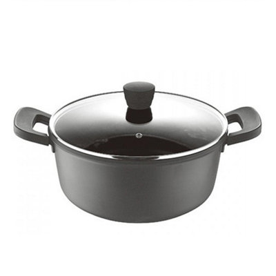 Bergner Retro Cast Aluminium Induction Non-stick Casserole with Lid ...