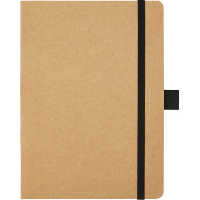 Berk Recycled Paper Notebook Solid Black (One Size)