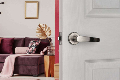 Berkeley Lever on Rose Door Handle Pack - Dual Tone - Designer Levers