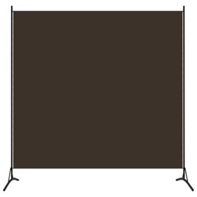 Berkfield 1-Panel Room Divider Brown 175x180 cm