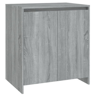 Berkfield 2 Piece Sideboard Grey Sonoma Engineered Wood